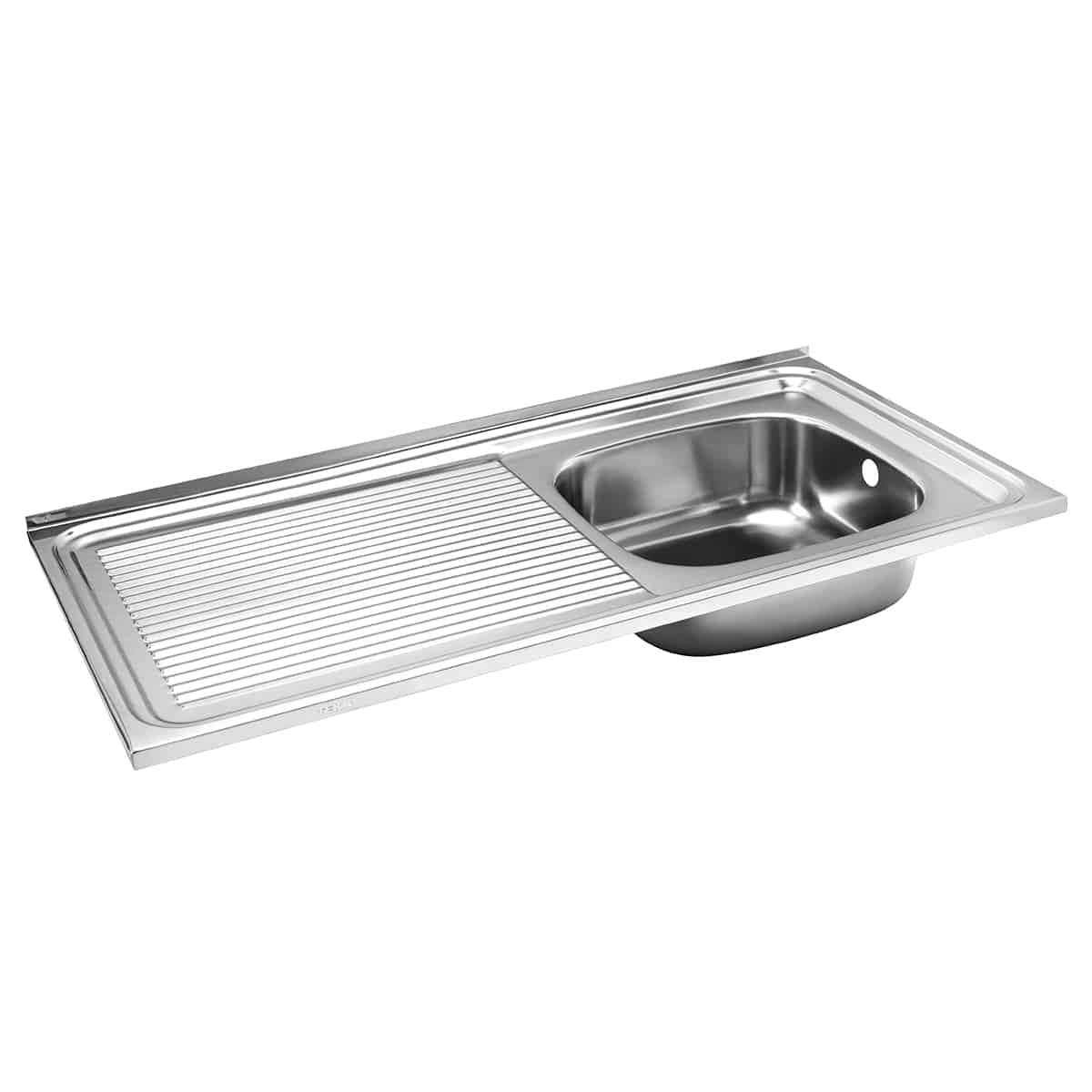 Lavaplatos Sobreponer 100x50 1Cubeta 1Escurridor Izq Inox Teka