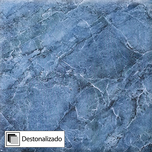 Cerámica Piso Barcelos Azul Destonalizado 36x36 2 68 Limatco S A