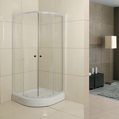 Cabina Ducha Redonda 80x80x185 Vidrio 4mm