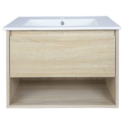 Mueble Siri Box Roble Mostaza DS31 1Cajón 1Repisa 60x45x45cm