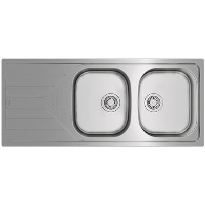 Lavaplato Empotrar Universo 1160x500 2C1E Inox Teka