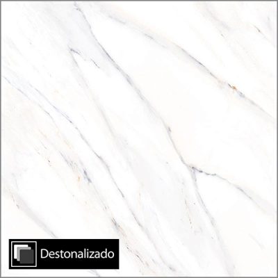 Cerámica Piso Mármol Carrara 62HDA31 Deston. Rect. 62x62(2