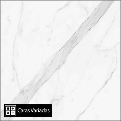 Porcelanato Statuario Blanco Soft 12Caras Rectificado 60x60(1
