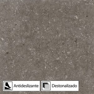 Gres Porcelánico Shellstone Dark Grey Antides. Dest. 60x60(1