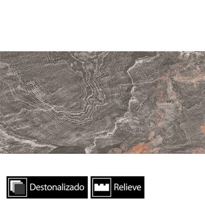 Cerámica Muro Slate Grey PT02541 Destonalizado 15x30(1