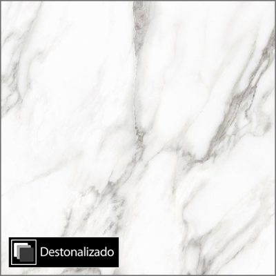 Cerámica Piso Carrara Blanco Destonalizado 45x45(1