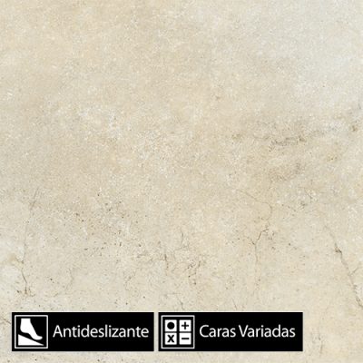 Cerámica Piso Natural Stone Gray 73135 7Caras Antid. 53x53(1