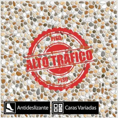 Cerámica Piso Mollendo Mix Antideslizante 4Caras 45x45(2,03)