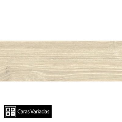 Cerámica Piso Madera Forest Ivory 8Caras 20x60(1,44)