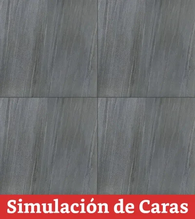 Porcelanato Sandstone Black 6Caras Rectificado 60x60(1,44) - Imagen 4