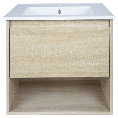 Mueble Siri Box Roble Mostaza DS31 1Cajón 1Repisa 50x45x45cm - Imagen 3