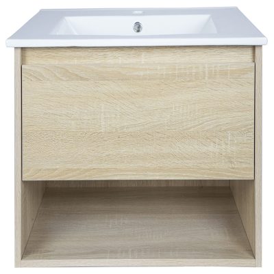 Mueble Siri Box Roble Mostaza DS31 1Cajón 1Repisa 50x45x45cm - Imagen 4