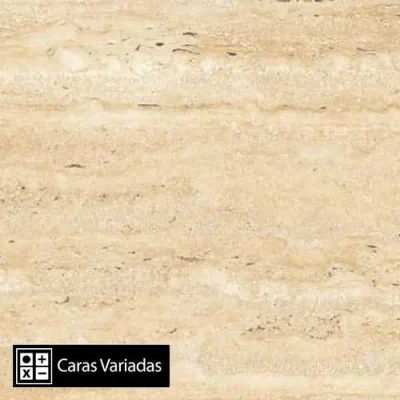 Porcelanato Real Travertino Beige Mate 6Caras Rectificado 60x60(1,44)