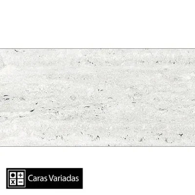 Porcelanato Real Travertino Grey Mate 12Caras Rectificado 30x60(1,44)