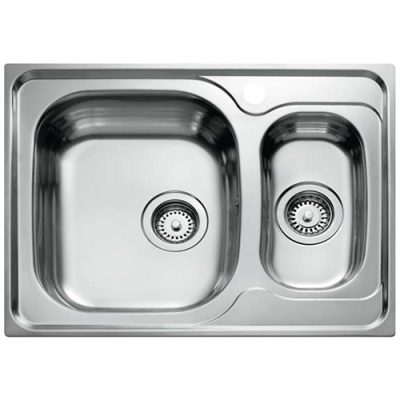 Lavaplatos Empotrable Universo 650x500 1½Cubetas Inox Teka - Imagen 2