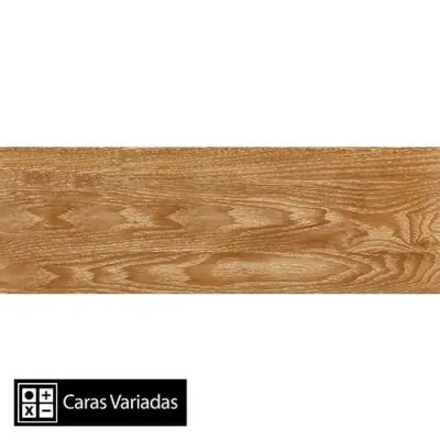 Cerámica Piso Toronto Castaño 4Caras Rectificado 20x60(1,68)