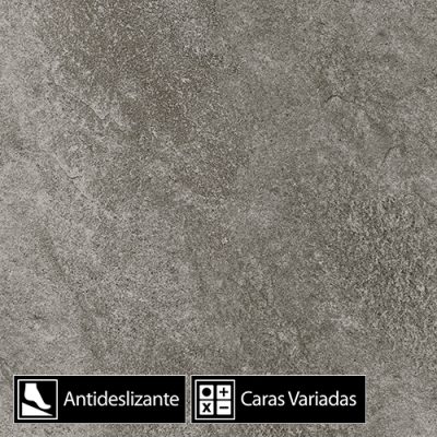 Porcelanato Cave Silver 5Caras Antideslizante Rect. 60x60(1,8) - Imagen 8