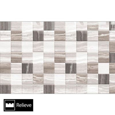 Cerámica Muro Ventus Quadra Grigio Texturado 25x40(1,5)