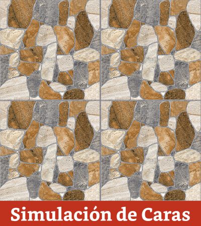 Cerámica Piso Rockstone Beige Destonalizado 45x45(2,08) - Imagen 6