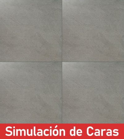 Porcelanato Cemento Gris Antideslizante YF66103R 8Caras Rectificado 60x60(1,44) - Imagen 2