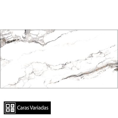 Porcelanato Carrara White Pulido CALA056 6Caras 60x120(2,16)