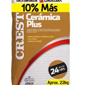 Crest Cerámica Plus Saco 22 kilos